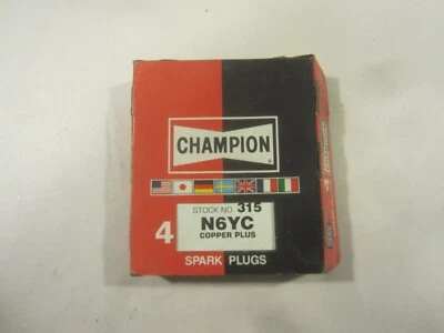 Bujías Champion N6YC 4 piezas Ferrari Porsche BMW Lamborghini Mercedes Fiat Foto 1 de 2