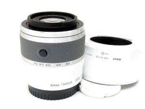 Nikon 1 Nikkor VR 30-110mm F3.8-5.6 Af Zoom Lente Blanco Excelente Japón F / S