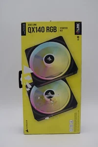 Corsair iCUE LINK QX140 RGB 140mm Fan Starter Kit - Afbeelding 1 van 6
