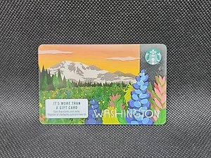 2018 STARBUCKS "WASHINGTON" GIFT CARD NO VALUE PUBLISHED IN 2017 Unscratched PIN - Bild 1 von 2