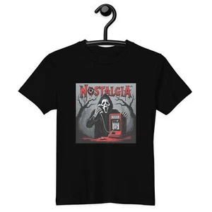 Skull Phone Skeleton (Scream Inspired) Nostalgia #3 Organic cotton kids t-shirt - Picture 1 of 4