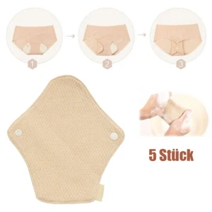 5X Stoffslipeinlagen waschbar nachhaltig wiederverwendbar Slipeinlagen Stoffpads - Bild 1 von 7