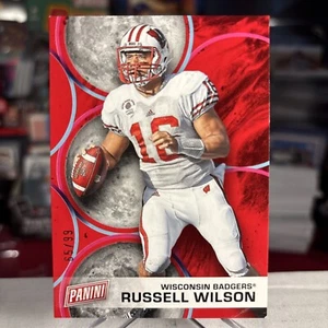 2022 Panini Football Father’s Day Russell Wilson RARE Red SSP /99 ⭐️ MINT - Picture 1 of 2