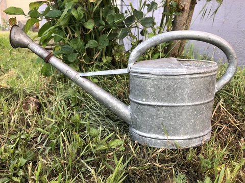 Vintage Museum Antique German XS SCHNEIDERKANNE Zinc Watering Can Er Bauhaus 30s Cover