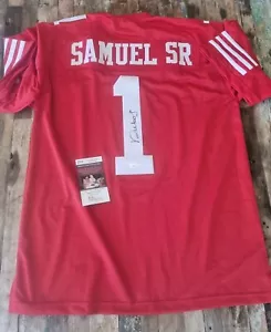 DEEBO SAMUEL signed NFL custom 49ERS Jersey auto autograph JSA COA XL GRIDIRON - Foto 1 di 7