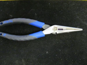 NEW IDEAL 35-3038 BA LONG NEEDLE NOSE ELECTRICAL PLIERS SIDE CUTTER FREE SHIP - Picture 1 of 3