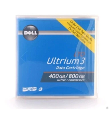 Nuevos cartuchos de datos de cinta Dell LTO-3 400 GB/800 GB 0HC591 Ultrium 3 genuinos Foto 1 de 4