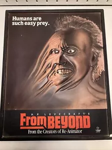 Vintage From Beyond 3D Poster VHS 1987 Vestron Stuart Gordon Horror HP Lovecraft - Bild 1 von 17