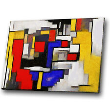 Abstract Canvas Prints Framed Wall Art Small Picture Retro Colourful Cool