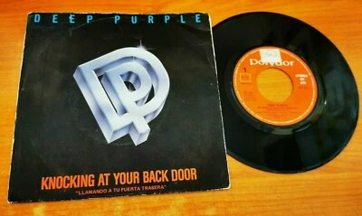 DEEP PURPLE Knocking at your back door 7" SPANISH SINGLE VINYL RAREST IAN GILLAN - Image 1 of 2
