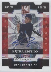 2009 Donruss Elite Extra Edition Status Signatures /50 Cody Rogers #125 Auto