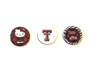 Texas Tech Red Raiders inspired Set of 3 Magnets - Picture 1 of 1