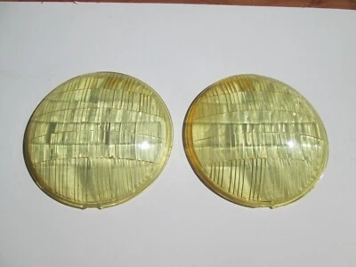 1934 1935 BUICK GM АКСЕССУАР ЖЕЛТЫЙ ОТТЕНОК РУКОВОДСТВО МУЛЬТИ ЛУЧ ФАРЫ ЛИНЗЫ NOS - Изображение 1 из 4