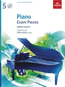 Piezas de examen de piano 2019 - 2020 abrsm libro de música con CD de grado 5 - Imagen 1 de 1