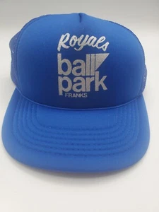 Vintage KC ROYALS Mütze ROYALS Ball Park Franks Hat Cap Mesh Snapback Hat Nos - Bild 1 von 14