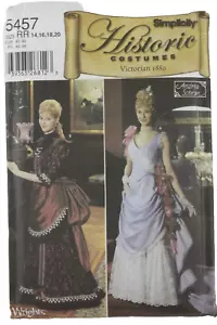Simplicity Sewing Pattern 5457 Misses Historical Costume Size 14 16 18 20 Uncut - Picture 1 of 6