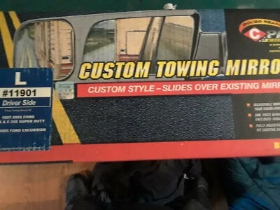 ESPEJO RETROVISOR EXTENSIÓN REMOLQUE PERSONALIZADO CAMIONETA FORD 1997-2005, LADO CONDUCTOR EXCURSIÓN Foto 1 de 2