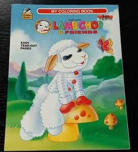 Neu Vintage Lamm Chop & Friends Malbuch Shari Lewis Goldene Bücher 1996 Neu aus altem Lagerbestand - Bild 1 von 3
