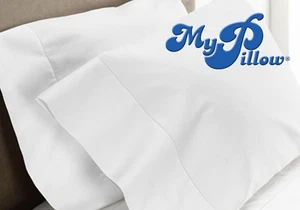My Pillow Pillow Case Set 100% Certified Giza Long Staple Cotton - Picture 1 of 20