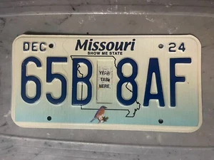 MISSOURI NUMMERNSCHILD LKW BLUE BIRD 65B 8AF 24. DEZEMBER - Bild 1 von 1