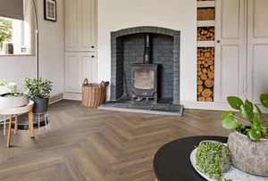 Polyflor Camaro Rigid Core Herringbone | Easy To Install Click System | Oak SPC - Picture 1 of 2