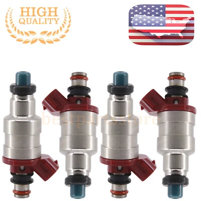 Set of 4 Fuel Injectors for 1990-1993 Mazda B2600 Le5 Extended Cab Pickup 2-Door Foto 1 de 4