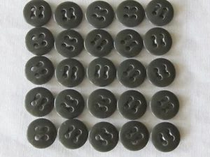 25 Nuevas Camisas Suéteres Artesanales 1/2" Costura Militar Botones Verde Oscuro - Imagen 1 de 4