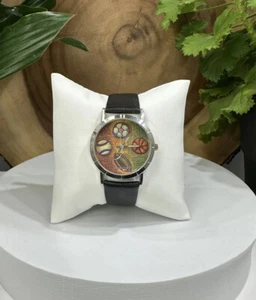 Sports Pink Cloud Wrist Watch Japan Movt - Genuine Leather - Bild 1 von 4
