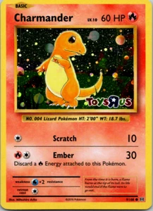 Charmander Pokemon Card XY Evolutions 9/108 Toys R Us Promo Cosmos Holo NM - Picture 1 of 2