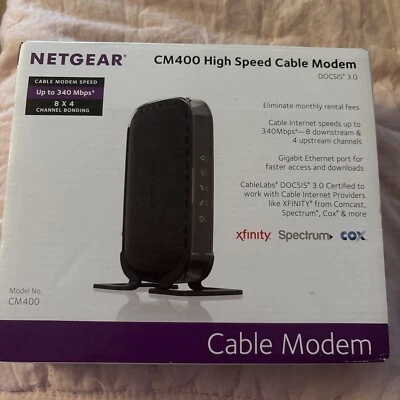 Netgear DOCSIS 30 (CM400-100NAS) 340 Mbps - Image 1 of 3