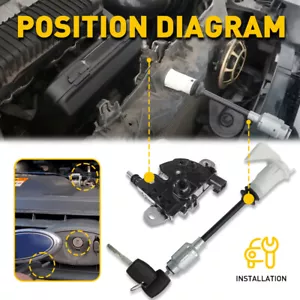 For Ford Focus MK2 2004-2012 Bonnet Release Lock Latch Catch Repair Set 1355231 - Picture 1 of 11