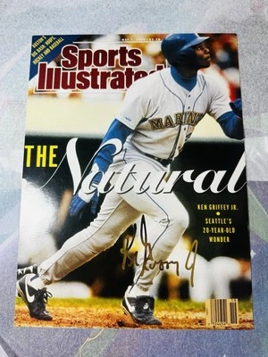Ken Griffey Jr "The Natural" 体育插图 1990 年 5 月 7 日 ⚾️ 复古  — 第 1/4 张图片