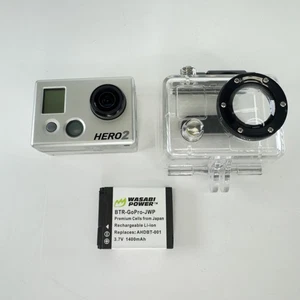 GoPro Hero2 HD Action Camera Wasabi batteria custodia impermeabile fotocamera grandangolare - Foto 1 di 9