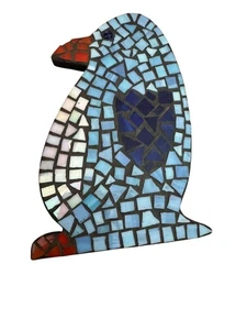 Handmade Mosaic Penguin Wall Art mosaic tile - Picture 1 of 6