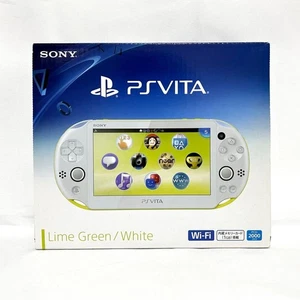 Good condition PSVITA main unit PCH-2000 lime green & white - Picture 1 of 18