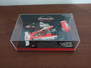F1 MINICHAMPS 1/43 MCLAREN FORD M23 BRITISH GP G.VILLENEUVE 1977 - Foto 1 di 4