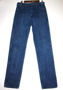 Jeans Wrangler 13mwz Para Hombre 33x36 Azul Corte Vaquero Hecho en EE. UU. Denim Vintage Rodeo - Imagen 1 de 11