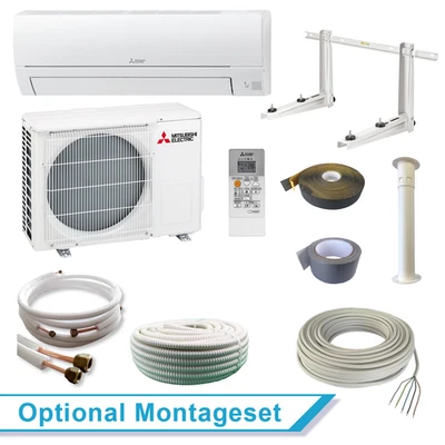Klimaanlage Split Mitsubishi MSZ-HR35VF 3,4 kW mit WiFi und Montageset Optional - Bild 1 von 4