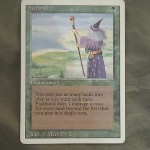 Fastbond - Revised Edition - Magic The Gathering - Enchantment - Forest - MTG - Picture 1 of 10
