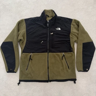 Мужская куртка The North Face с большими зелеными флисовыми карманами на молнии Denali - Изображение 1 из 4