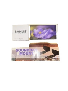 Sanus Extendable Soundbar Mount for Sonos Arc Adjustable Universal Compatibility - Picture 1 of 2
