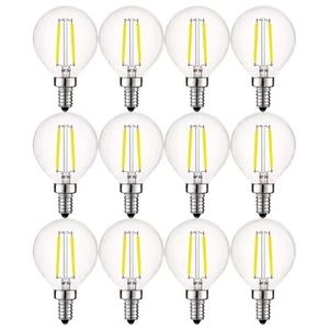 12x Luxrite LED G16.5 Globe Bulb 4W (40W Equivalent) Warm White 400lm E12 Base - Picture 1 of 7