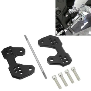 Rearsets Base Mounting Bracket Rear Set Plate Fit Yamaha YZF R3 R25 15-16 Black - Picture 1 of 6