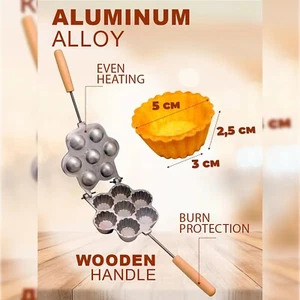 MAKER FORM ZUM BACKEN VON CUPCAKES, MINI MUFFINS, OFFENEN TORTEN, KEKSEN UND TORTEN - Bild 1 von 5