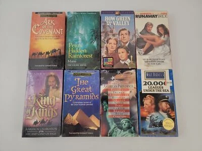 Lot of Assorted Movies VHS All New Sealed Romance Comedy RomCom Religious  - Image 1 of 4