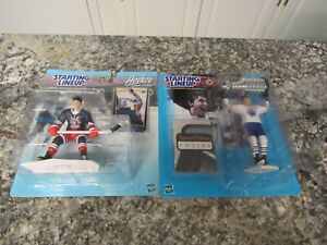 Hasbro Starting Lineup Hockey 1999 - 2000 Wayne Gretzky NYR Liberty Jersey & Cup