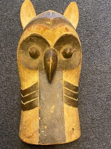 Maschera Ibibio in legno intagliato a mano Nigeria tribale africana etnica 18' - Foto 1 di 5