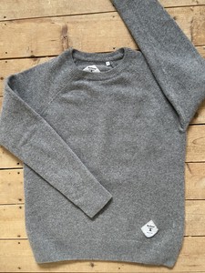 Barbour Grey Crew Neck Jumpers 