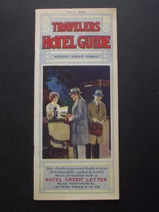 GUÍA DE HOTELES PARA VIAJEROS DE JULIO DE 1926 de colección - Imagen 1 de 4