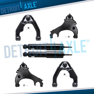 4WD FRONT Shocks Absorbers Upper Lower Control Arms for 2000-2004 Nissan Xterra - Image 1 of 4